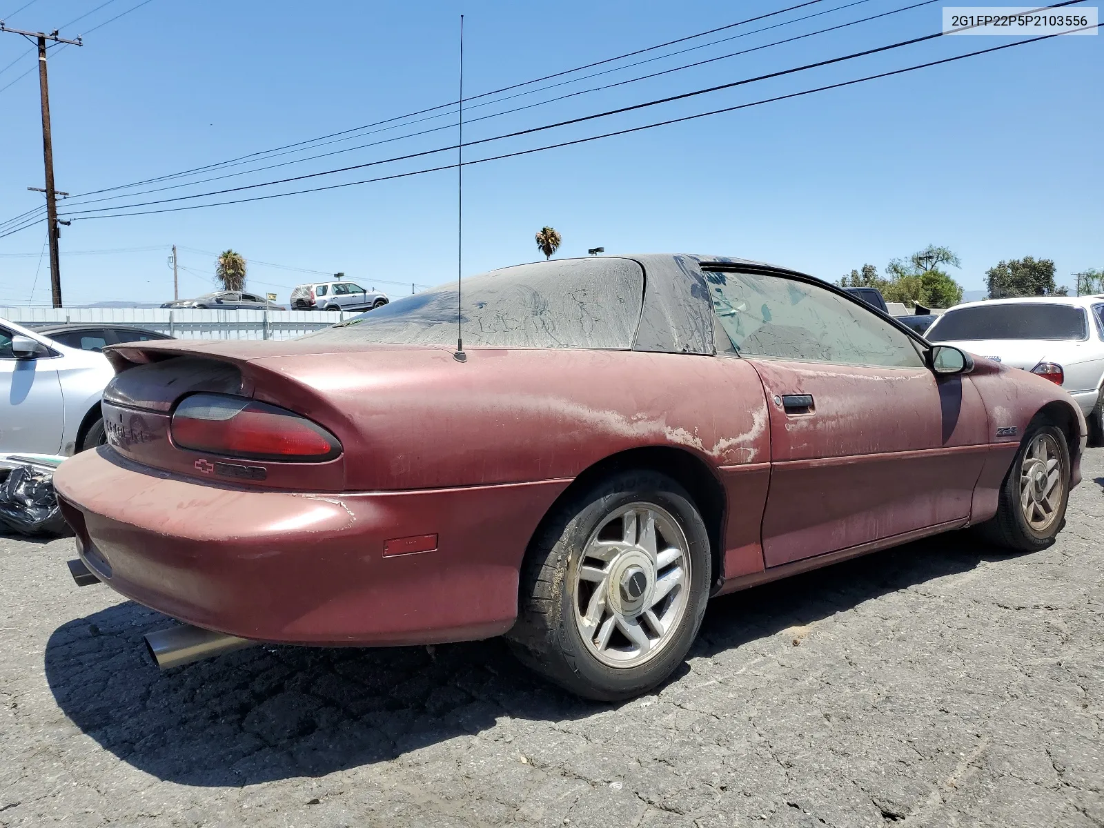 1993 Chevrolet Camaro Z28 VIN: 2G1FP22P5P2103556 Lot: 65433434