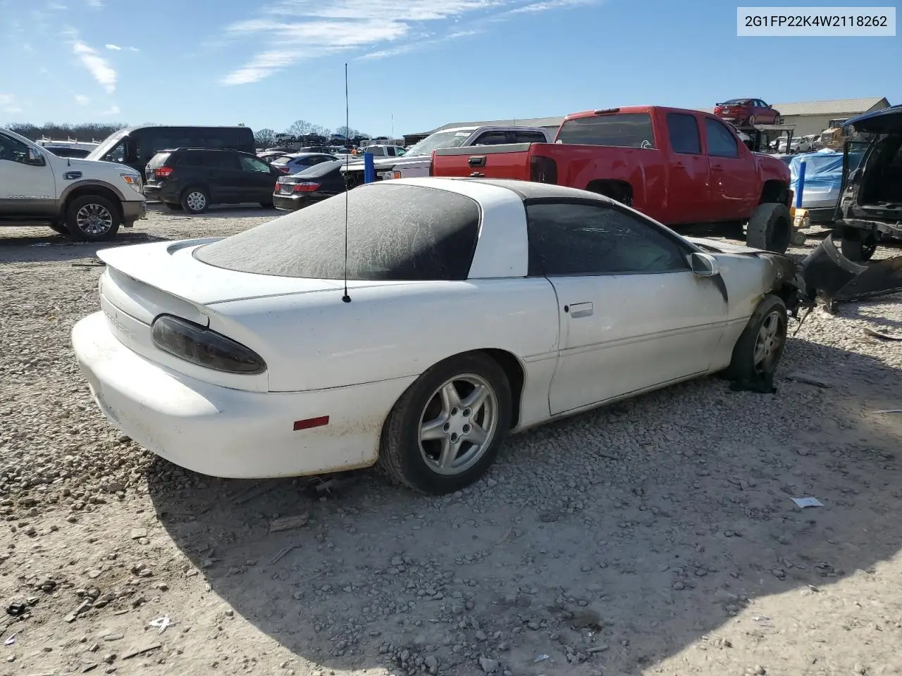 1998 Chevrolet Camaro VIN: 2G1FP22K4W2118262 Lot: 46874805