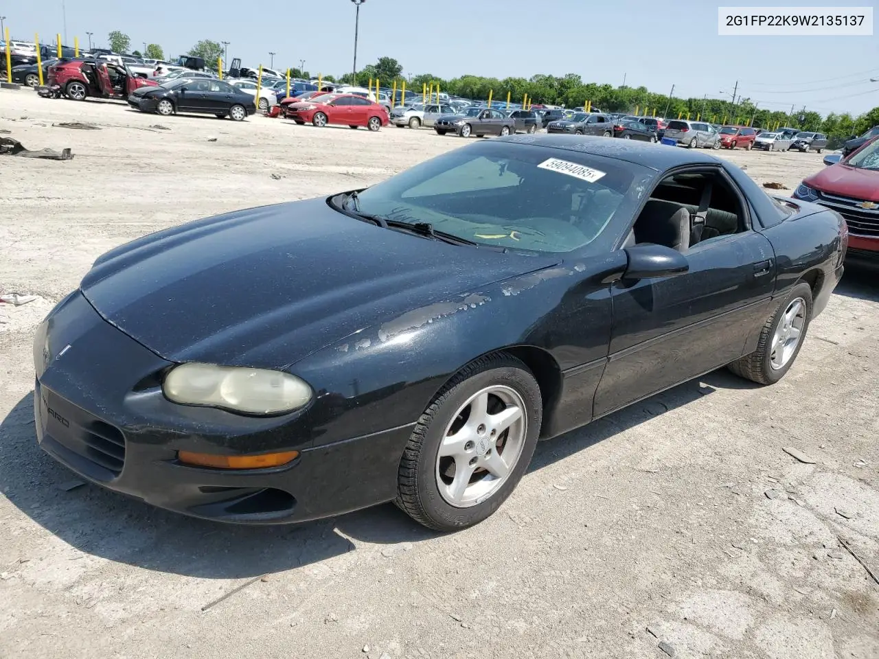 1998 Chevrolet Camaro VIN: 2G1FP22K9W2135137 Lot: 59094085