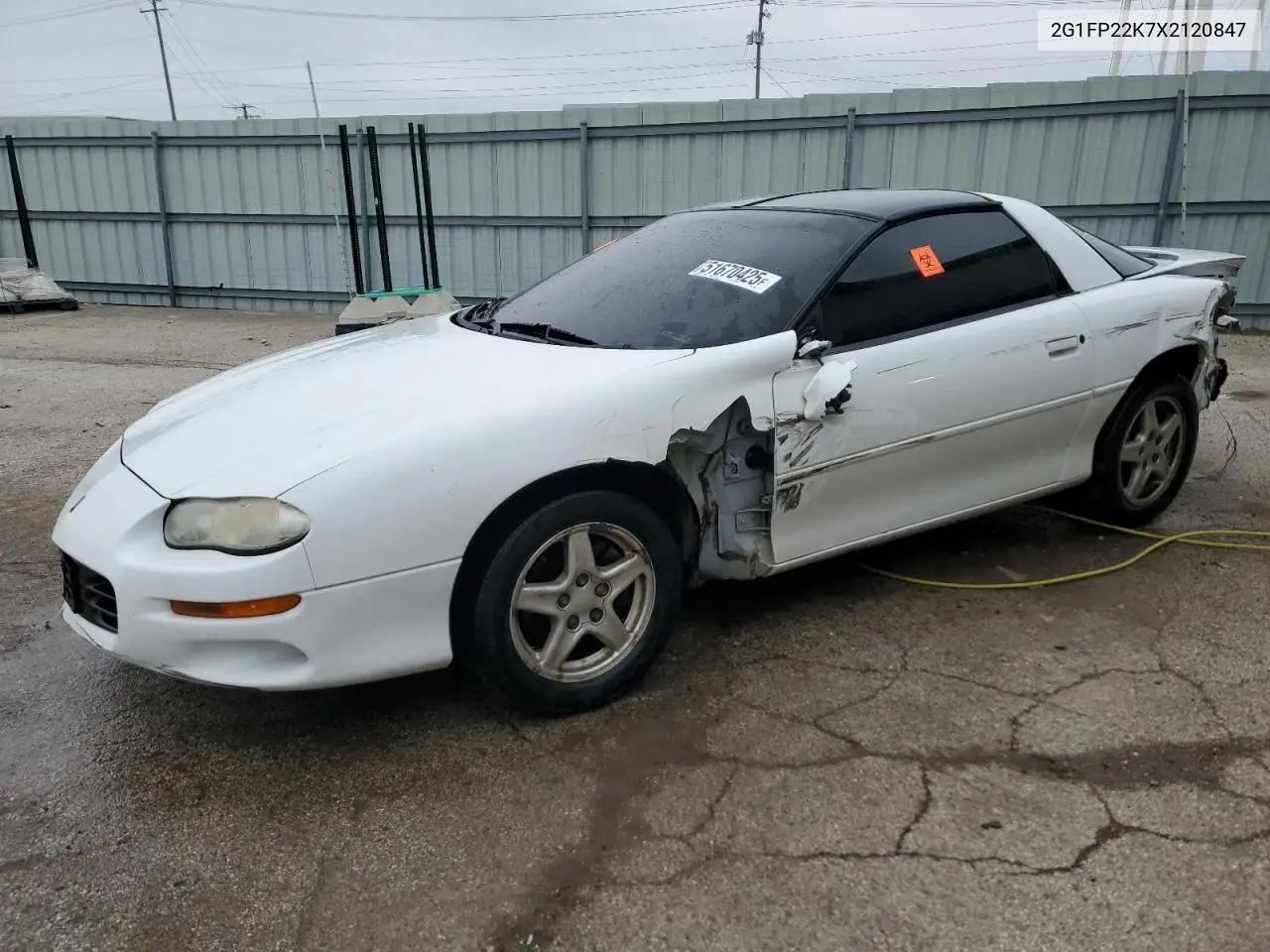1999 Chevrolet Camaro VIN: 2G1FP22K7X2120847 Lot: 51670425