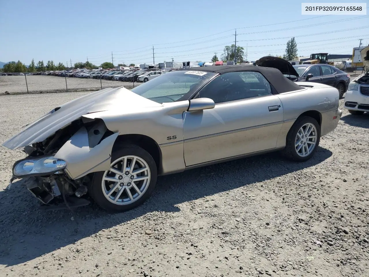 2000 Chevrolet Camaro Z28 VIN: 2G1FP32G9Y2165548 Lot: 53667685