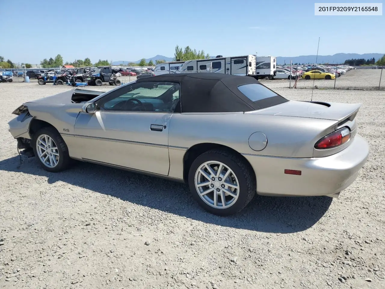 2000 Chevrolet Camaro Z28 VIN: 2G1FP32G9Y2165548 Lot: 53667685