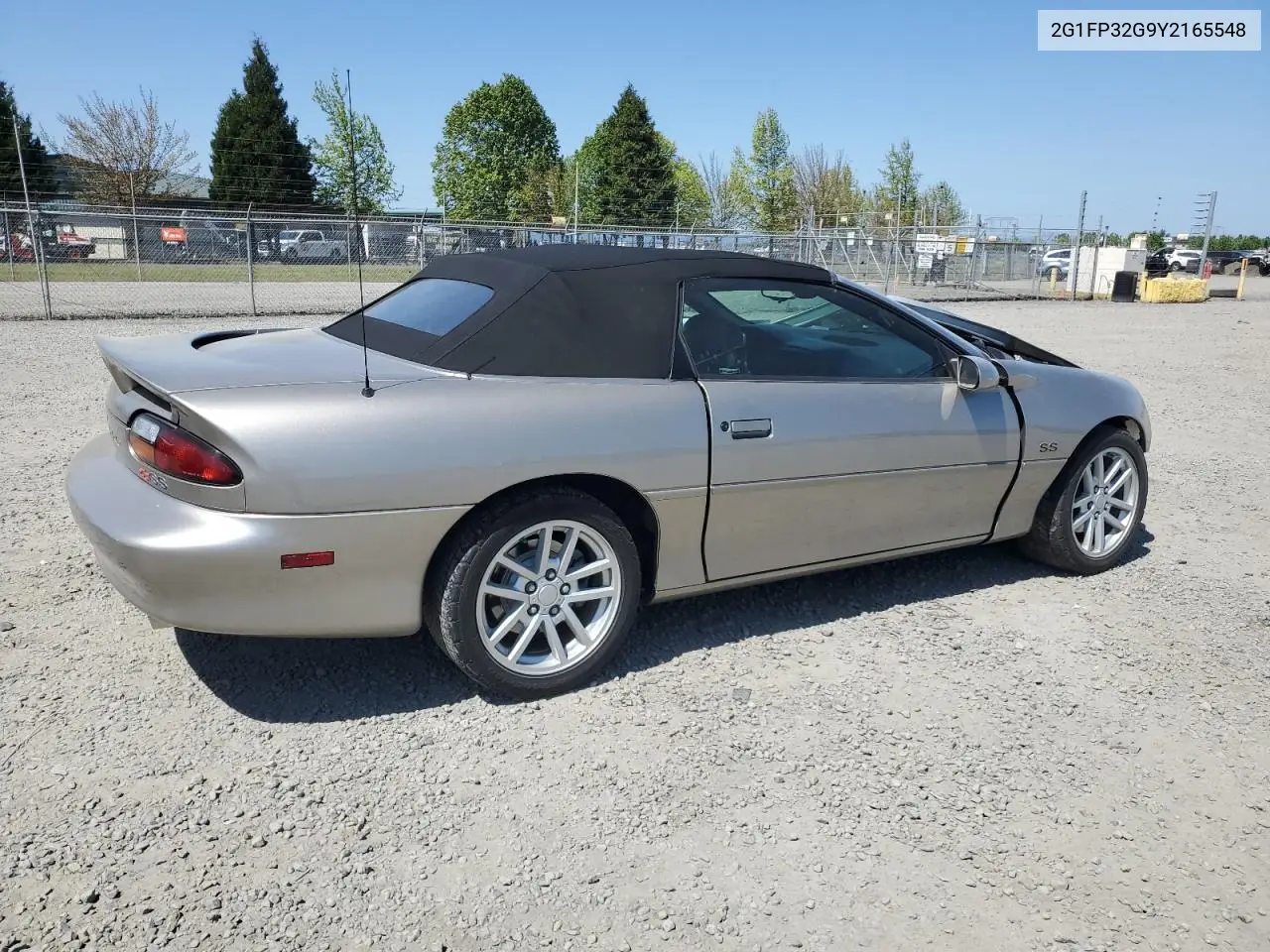 2000 Chevrolet Camaro Z28 VIN: 2G1FP32G9Y2165548 Lot: 53667685