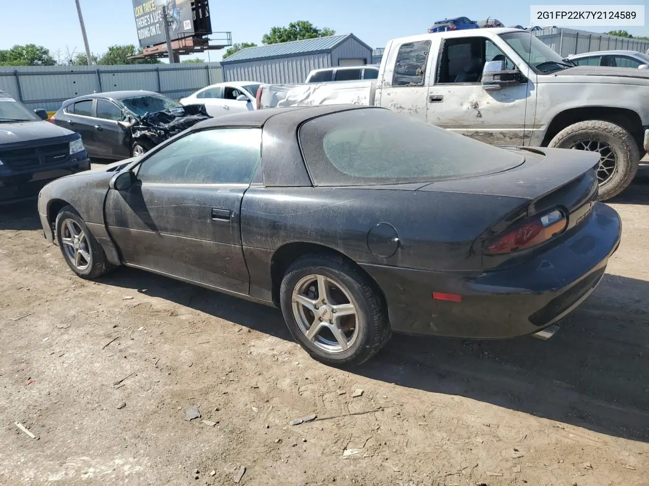 2000 Chevrolet Camaro VIN: 2G1FP22K7Y2124589 Lot: 56603985