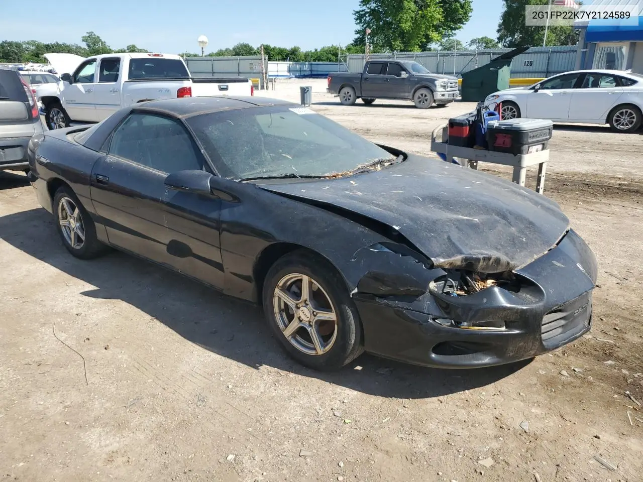 2000 Chevrolet Camaro VIN: 2G1FP22K7Y2124589 Lot: 56603985