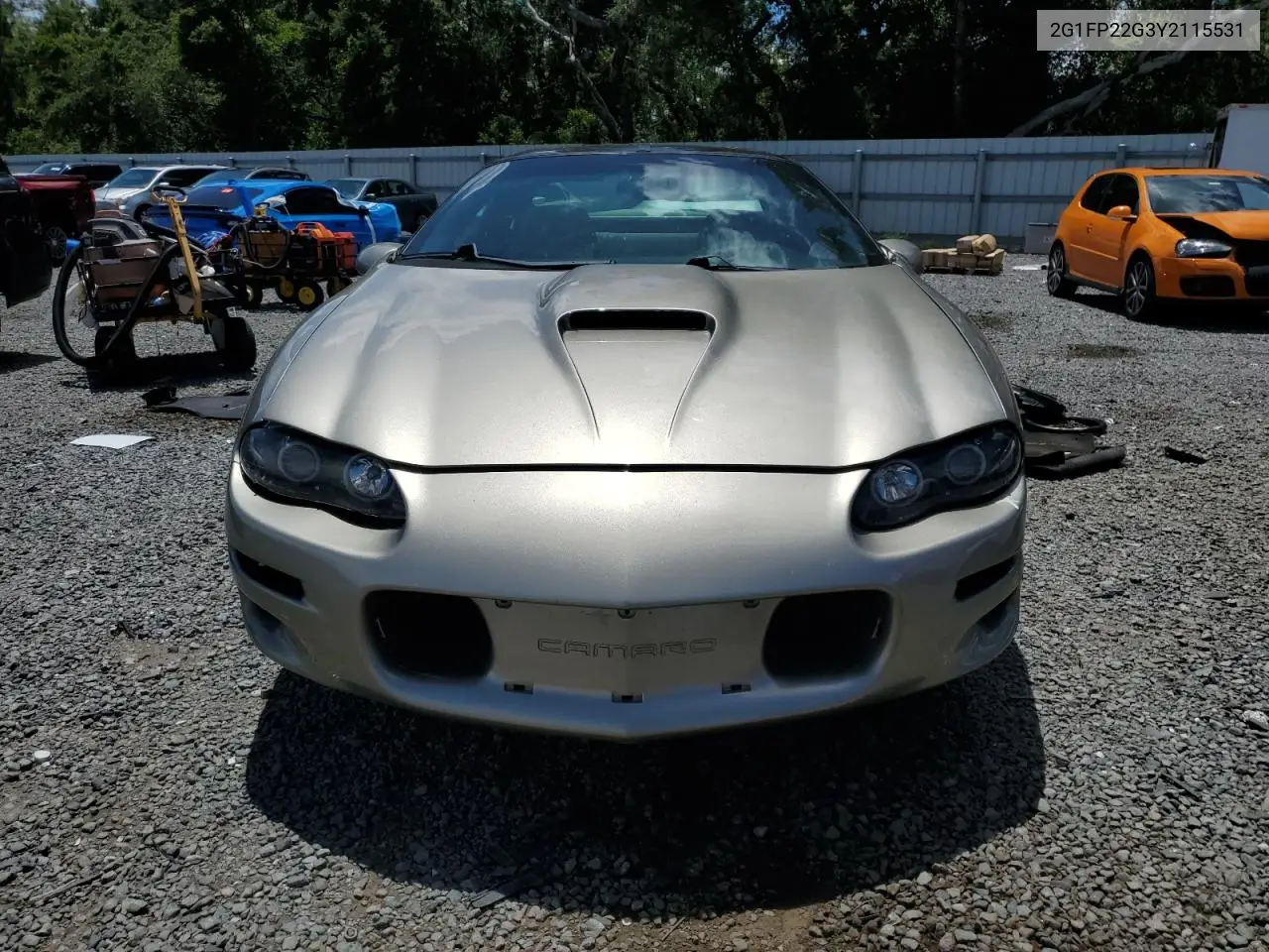 2000 Chevrolet Camaro Z28 VIN: 2G1FP22G3Y2115531 Lot: 62070385