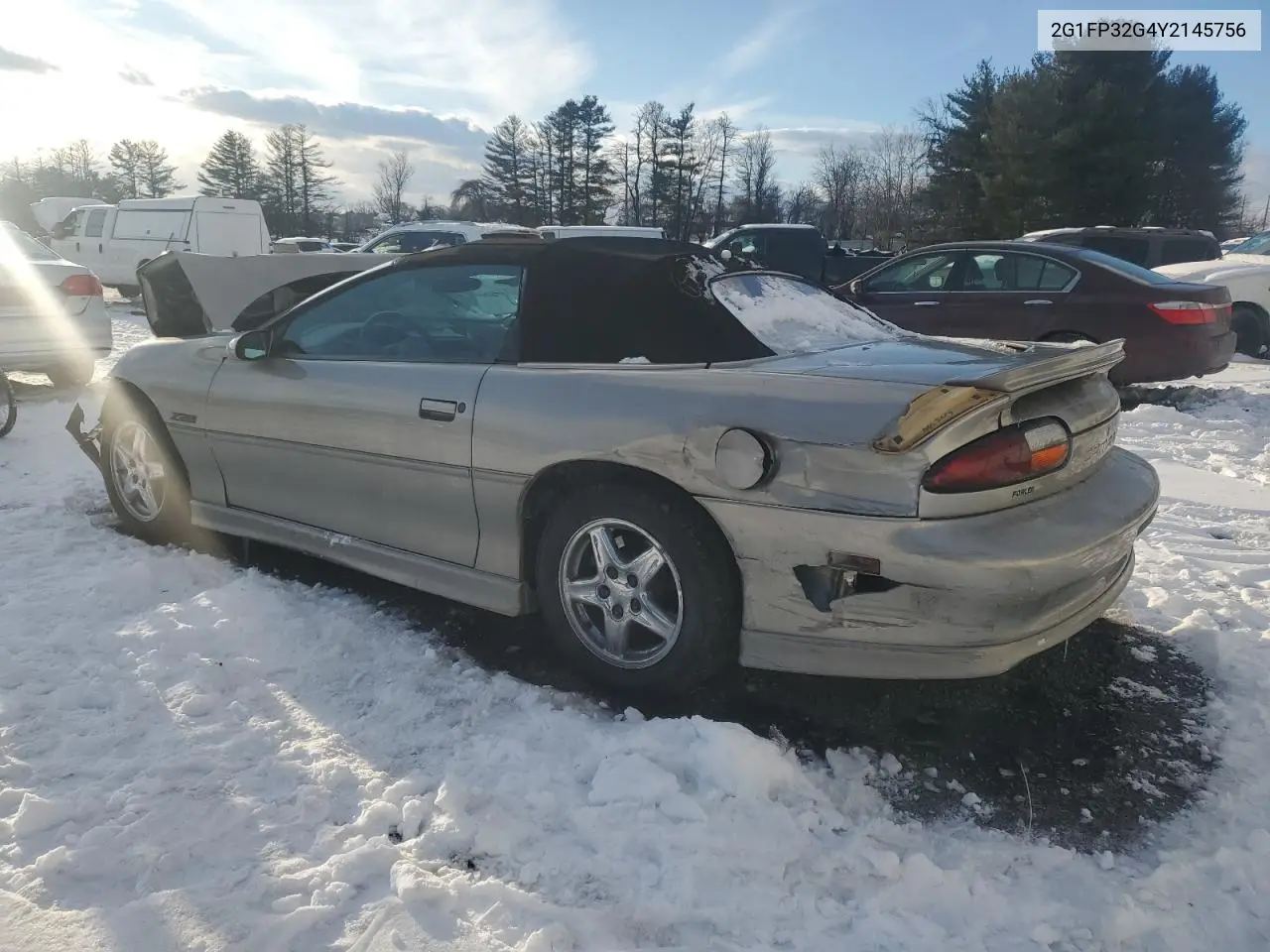 2000 Chevrolet Camaro Z28 VIN: 2G1FP32G4Y2145756 Lot: 86843774