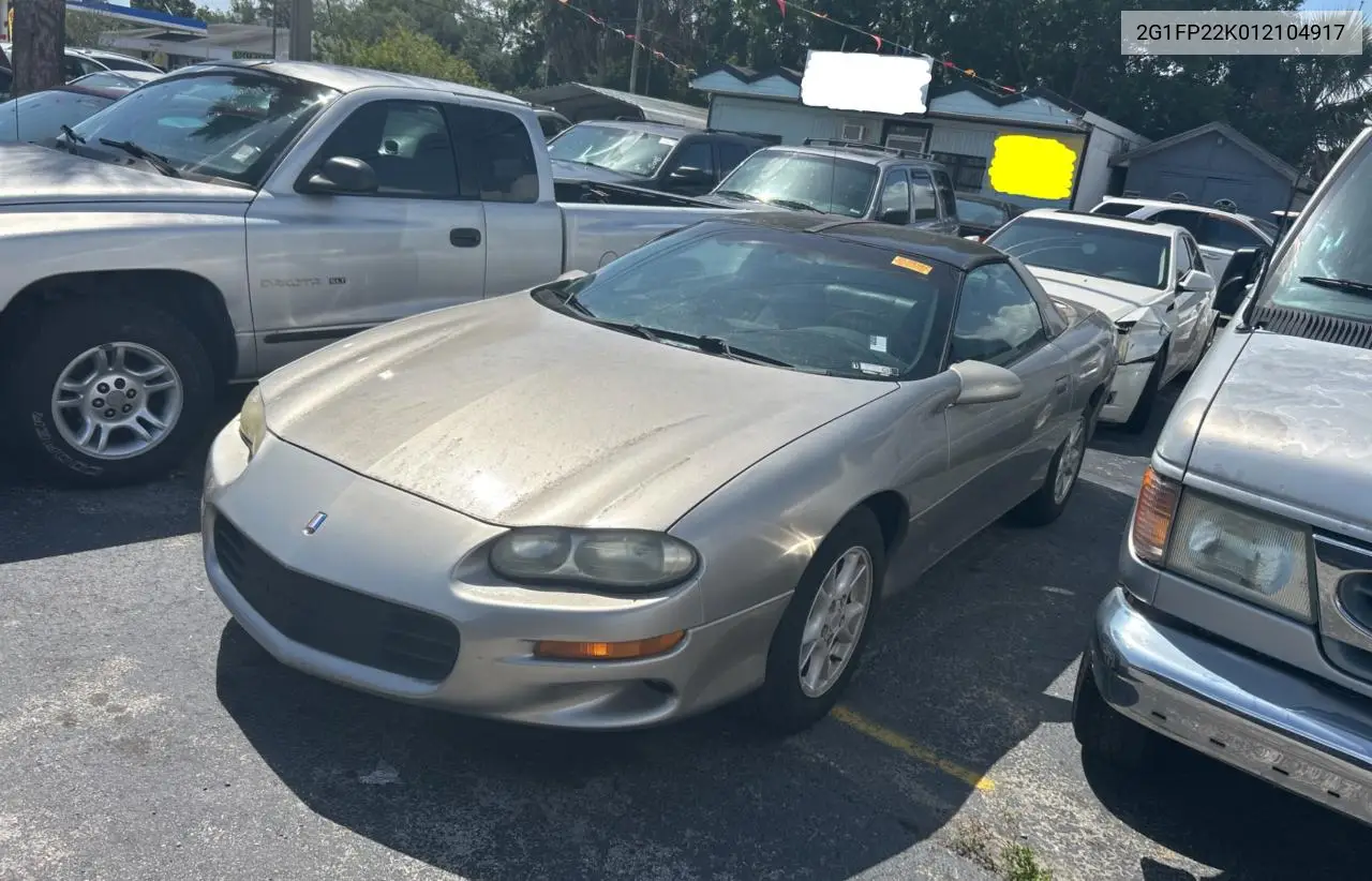 2001 Chevrolet Camaro VIN: 2G1FP22K012104917 Lot: 55763335
