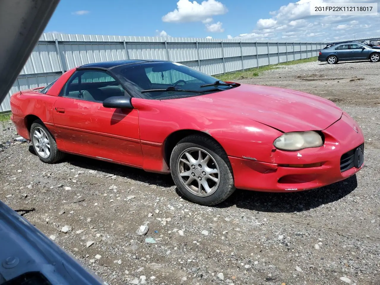 2001 Chevrolet Camaro VIN: 2G1FP22K112118017 Lot: 56162705