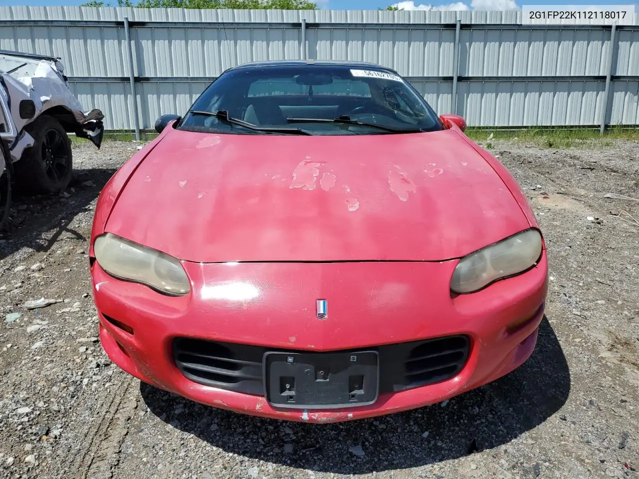 2001 Chevrolet Camaro VIN: 2G1FP22K112118017 Lot: 56162705