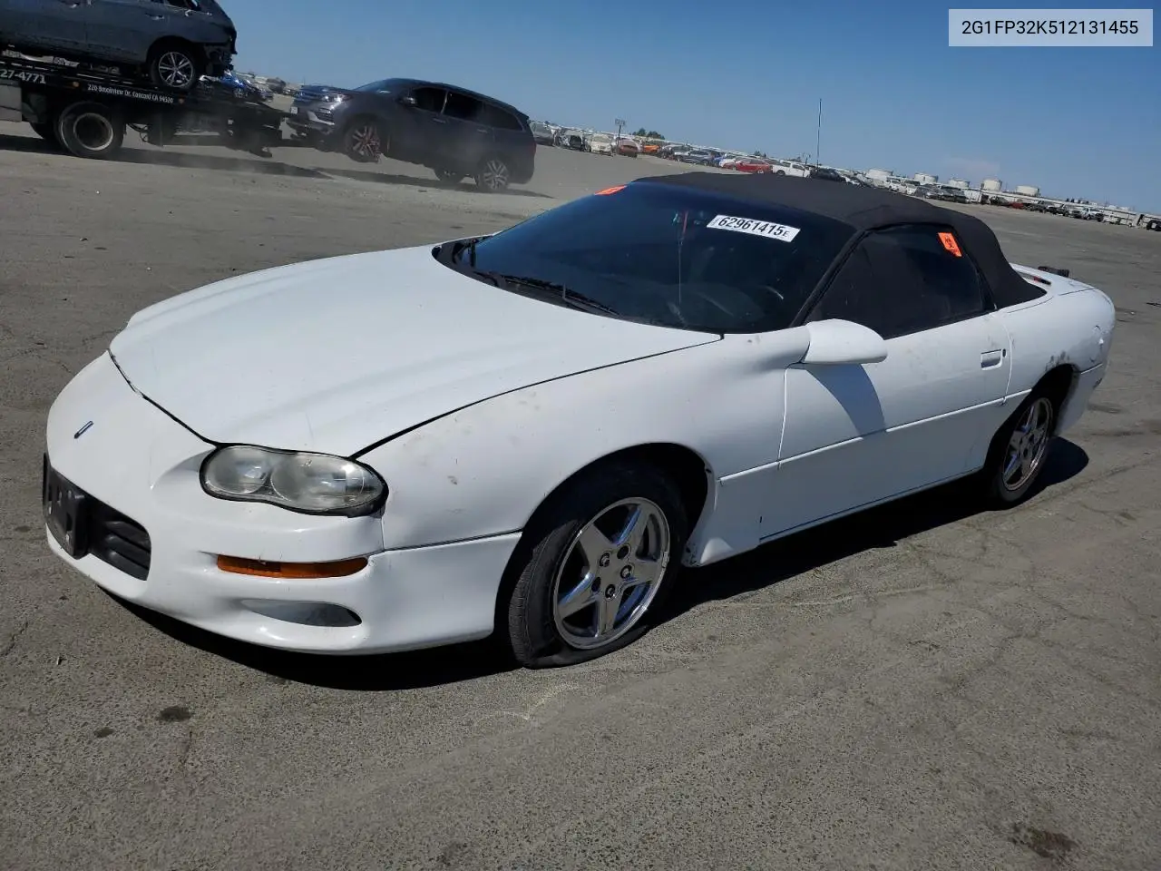 2001 Chevrolet Camaro VIN: 2G1FP32K512131455 Lot: 62961415
