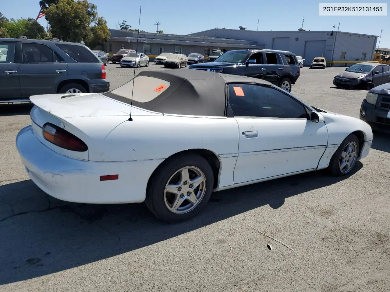 2001 Chevrolet Camaro VIN: 2G1FP32K512131455 Lot: 62961415