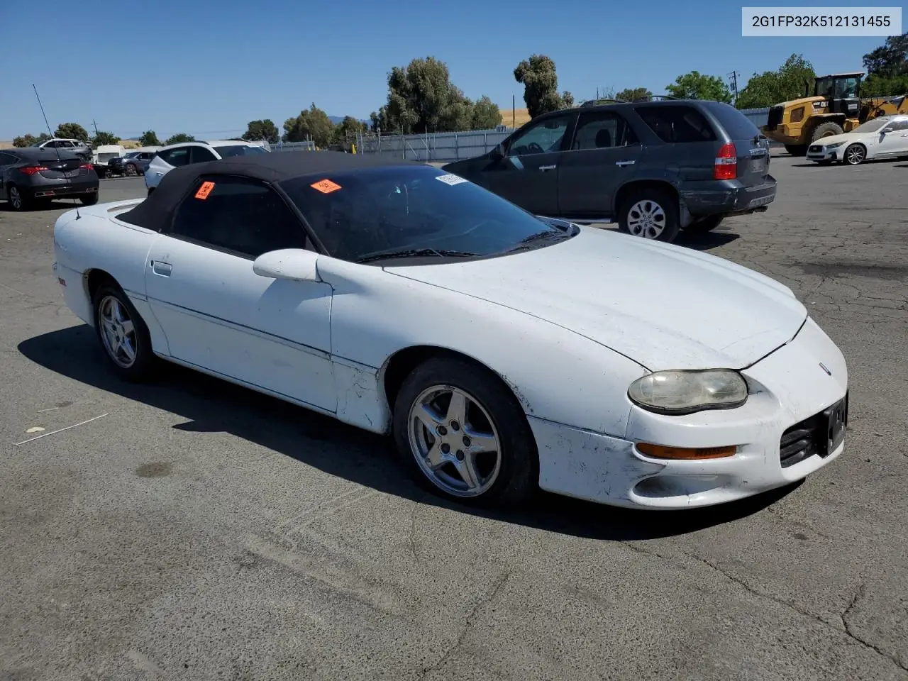 2001 Chevrolet Camaro VIN: 2G1FP32K512131455 Lot: 62961415