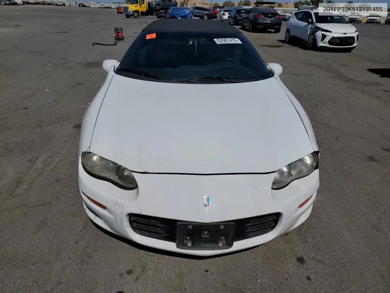 2001 Chevrolet Camaro VIN: 2G1FP32K512131455 Lot: 62961415