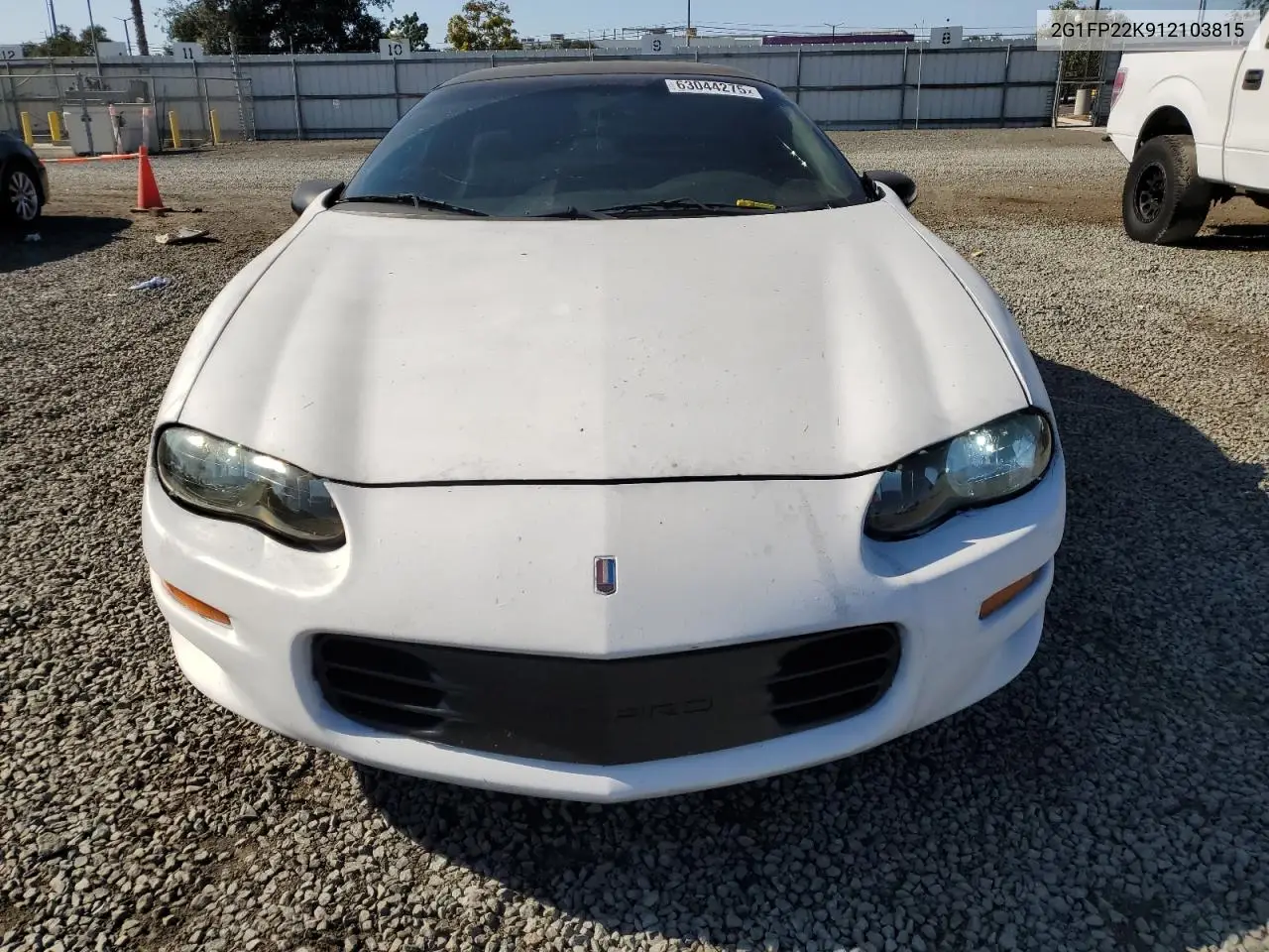 2001 Chevrolet Camaro VIN: 2G1FP22K912103815 Lot: 63044275