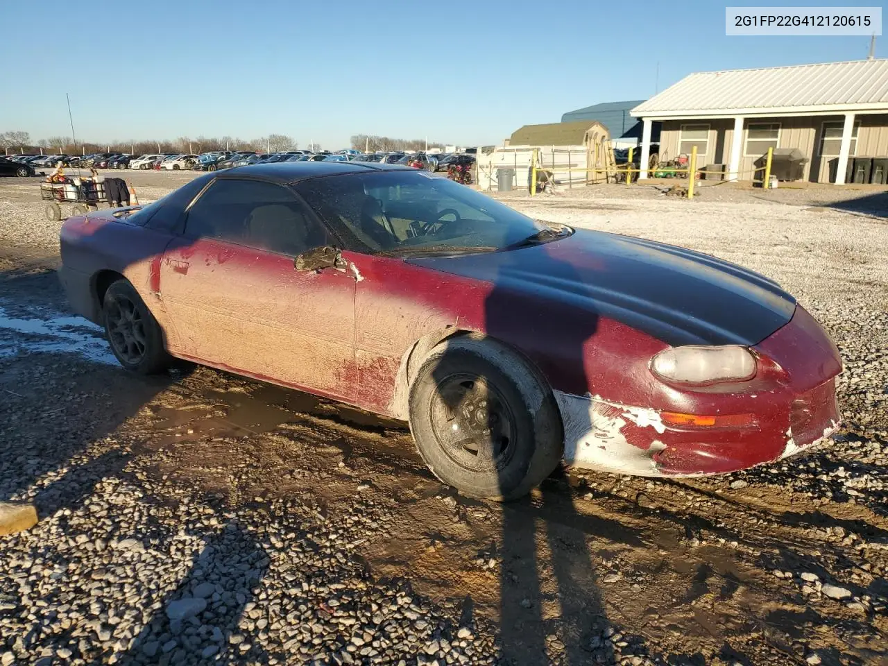 2001 Chevrolet Camaro Z28 VIN: 2G1FP22G412120615 Lot: 88981775