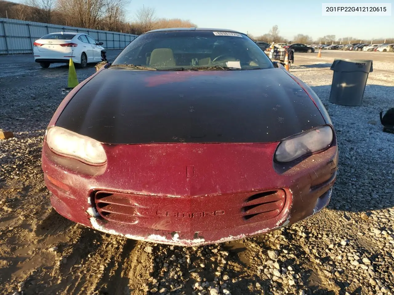2001 Chevrolet Camaro Z28 VIN: 2G1FP22G412120615 Lot: 88981775