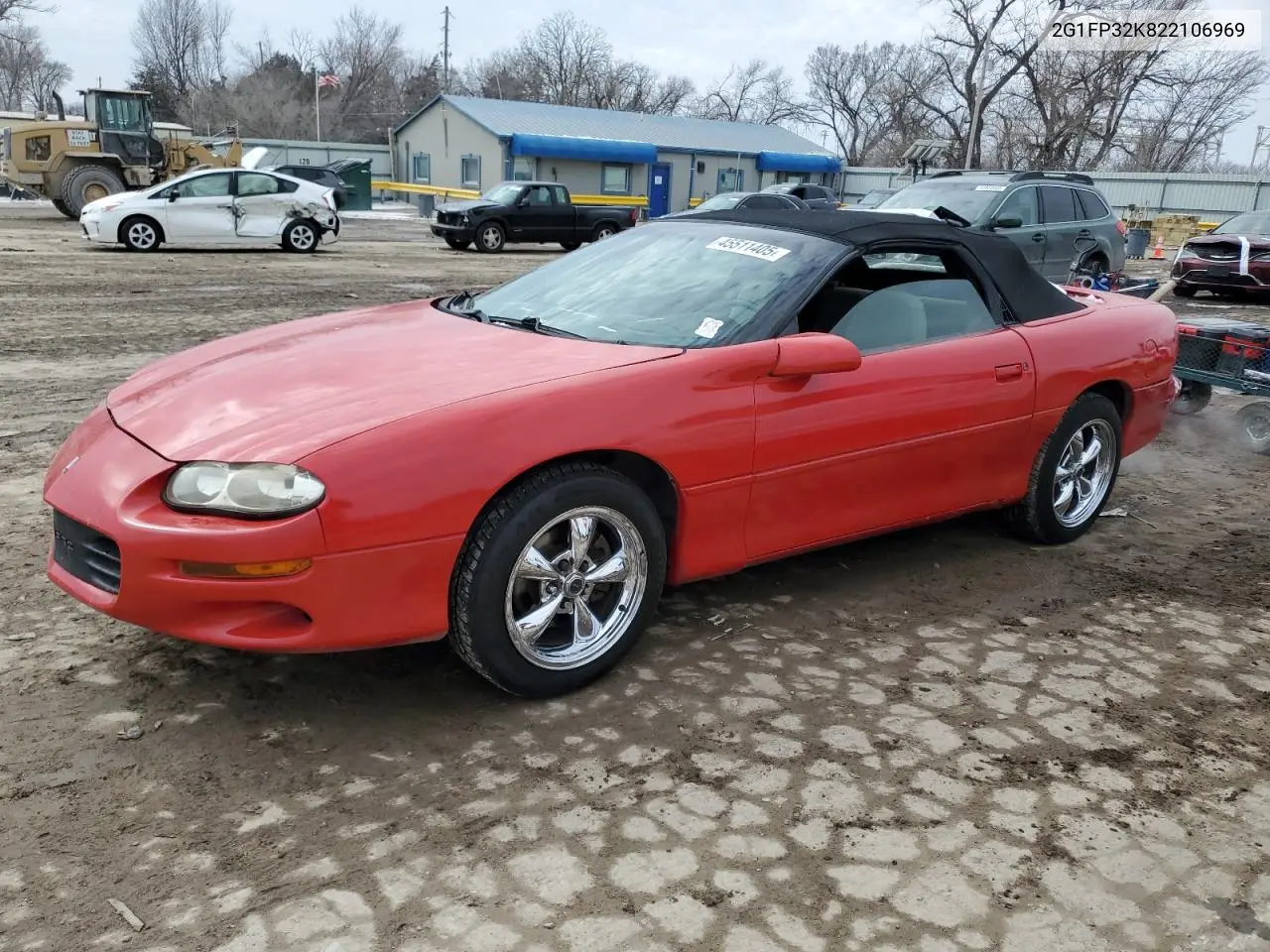 2002 Chevrolet Camaro VIN: 2G1FP32K822106969 Lot: 45511405