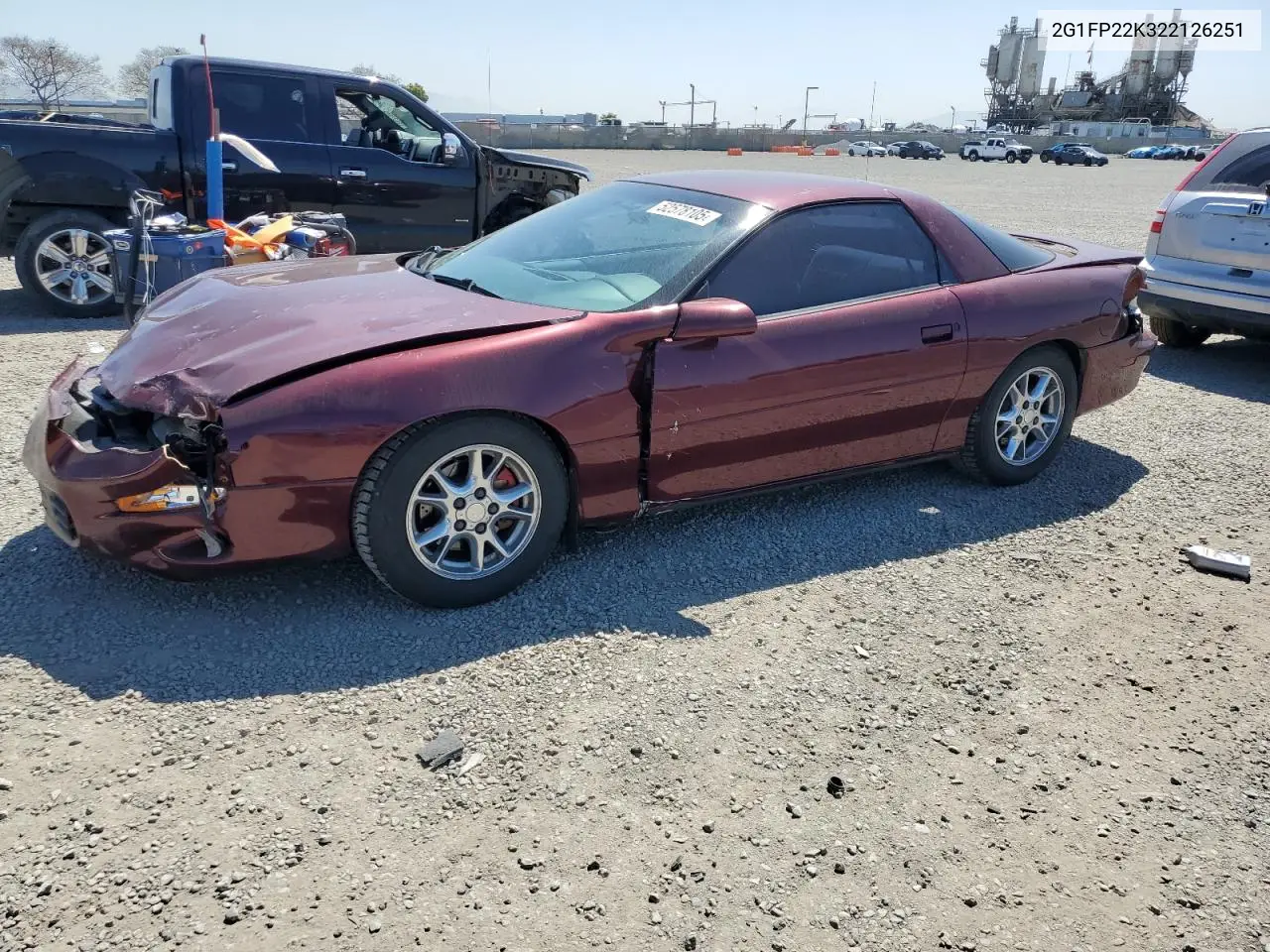 2002 Chevrolet Camaro VIN: 2G1FP22K322126251 Lot: 52578105