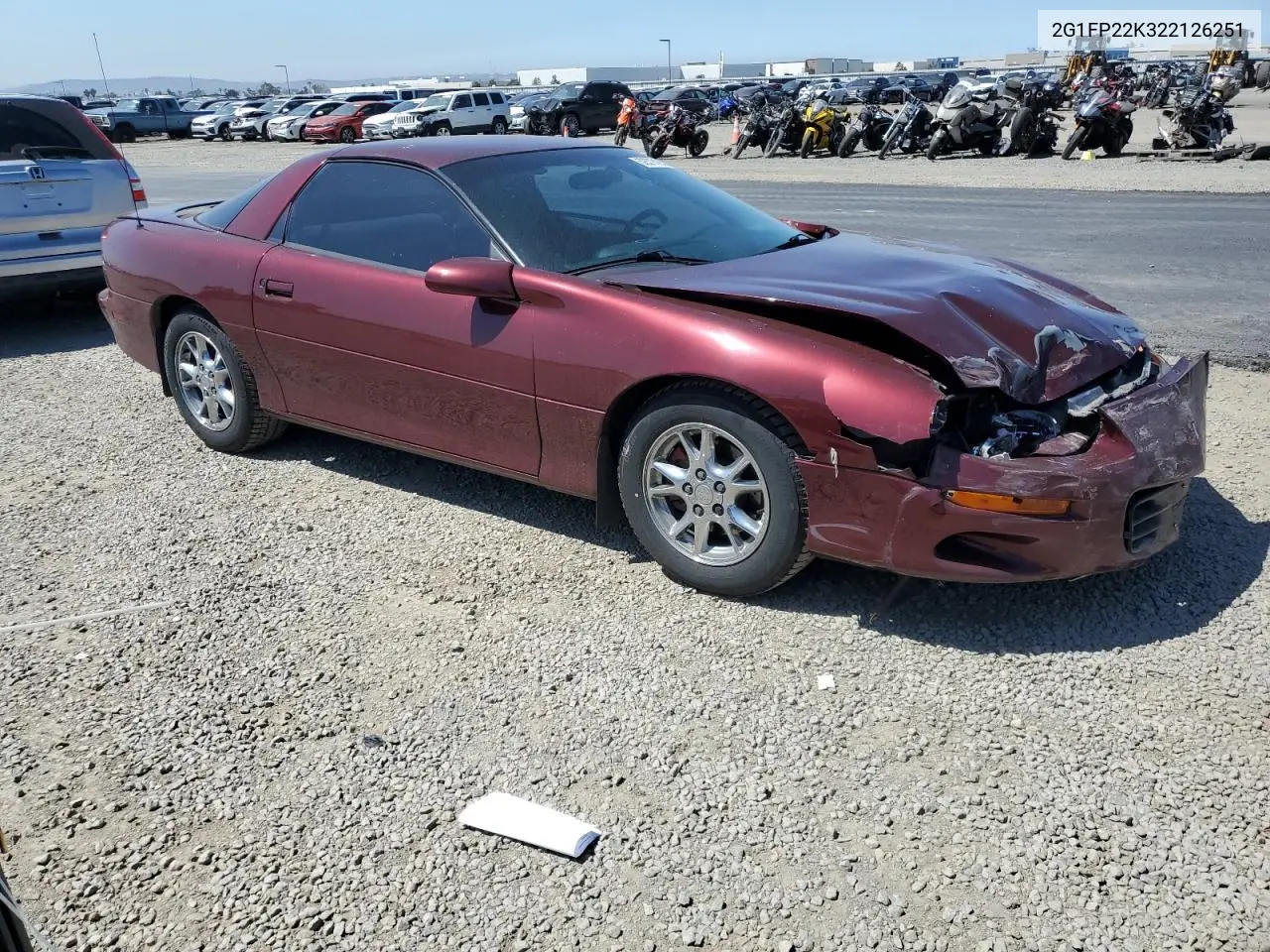 2002 Chevrolet Camaro VIN: 2G1FP22K322126251 Lot: 52578105