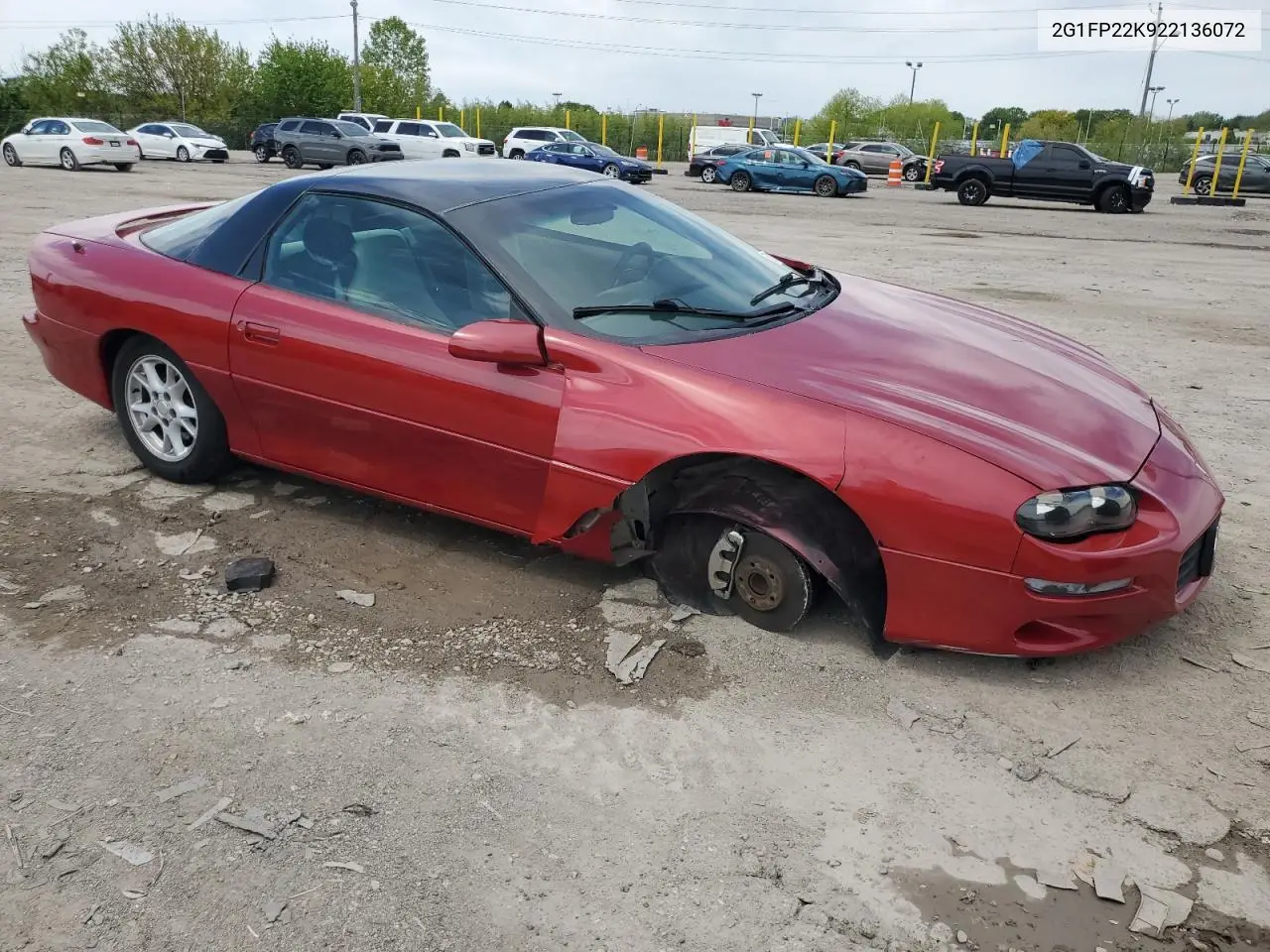 2002 Chevrolet Camaro VIN: 2G1FP22K922136072 Lot: 56192455