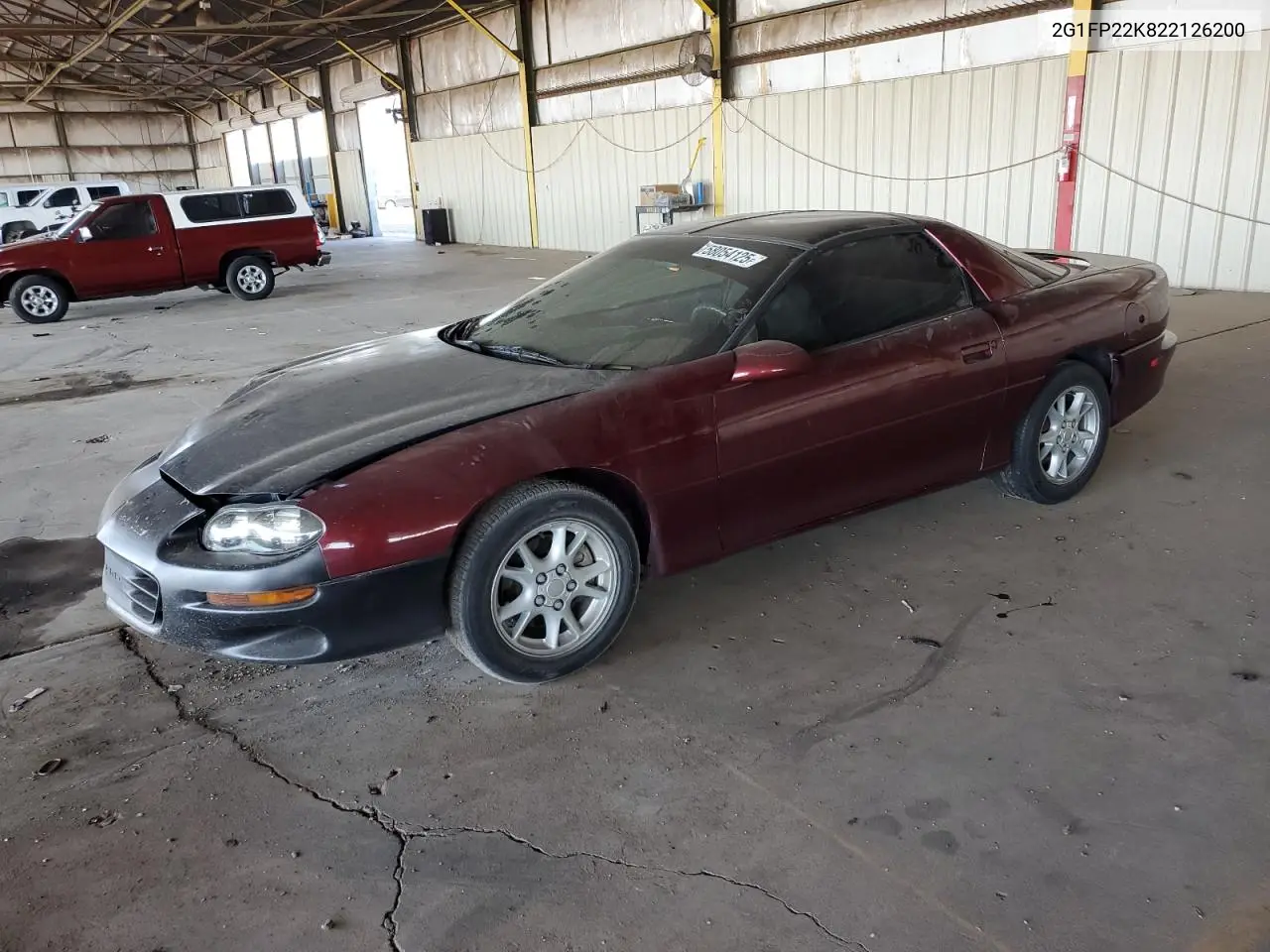2002 Chevrolet Camaro VIN: 2G1FP22K822126200 Lot: 58054125
