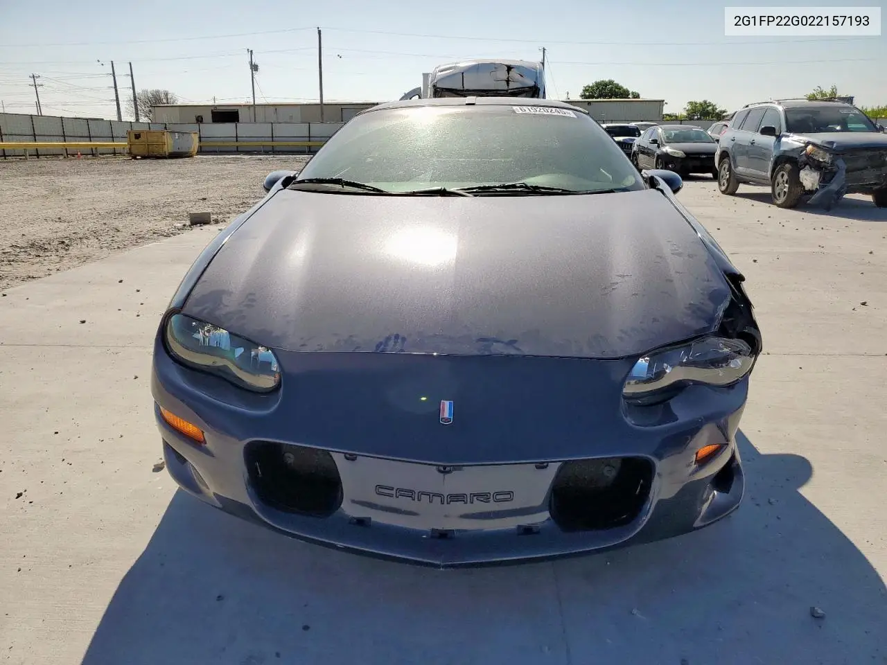 2002 Chevrolet Camaro Z28 VIN: 2G1FP22G022157193 Lot: 61920245