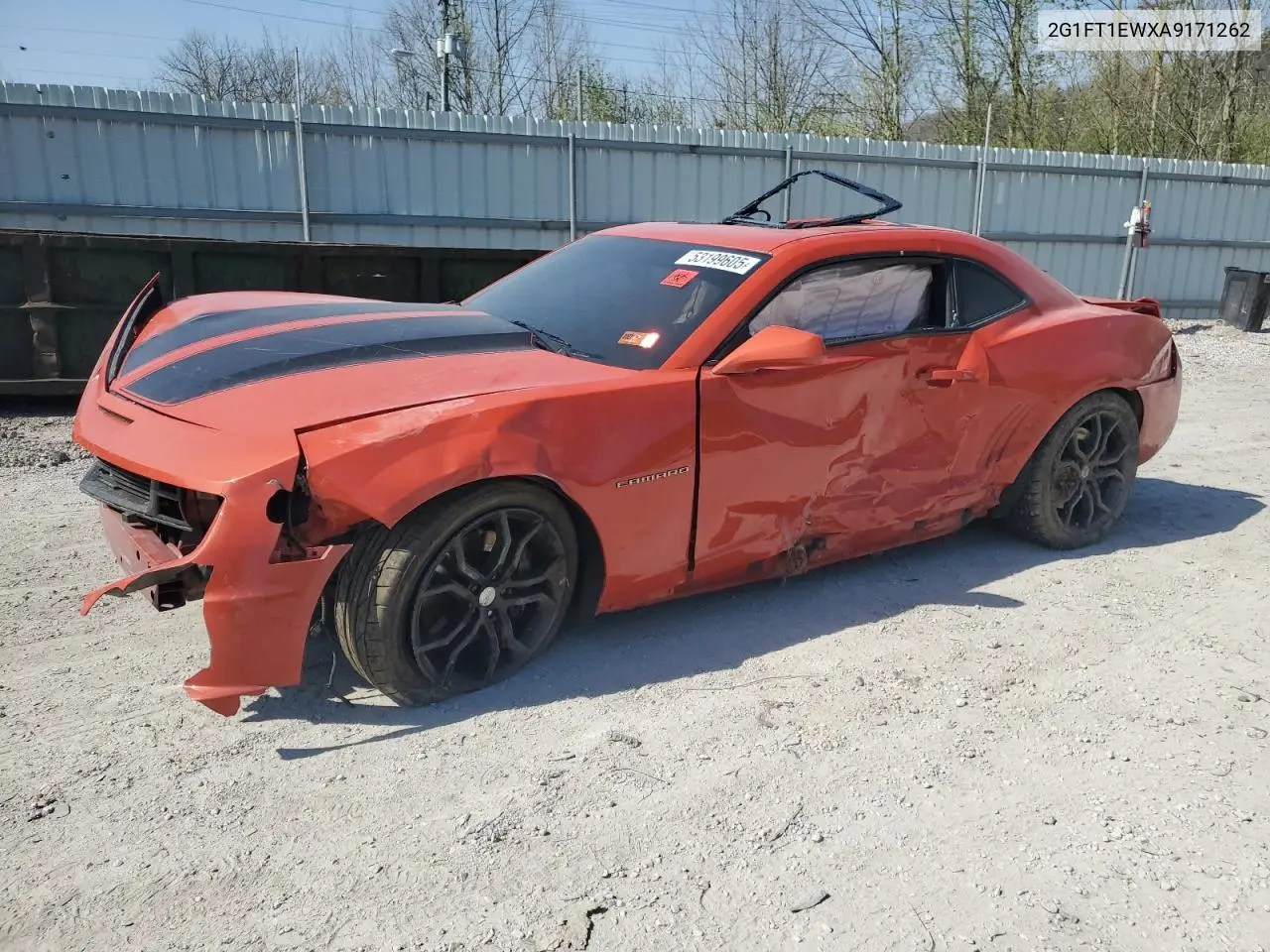 2010 Chevrolet Camaro Ss VIN: 2G1FT1EWXA9171262 Lot: 53199605