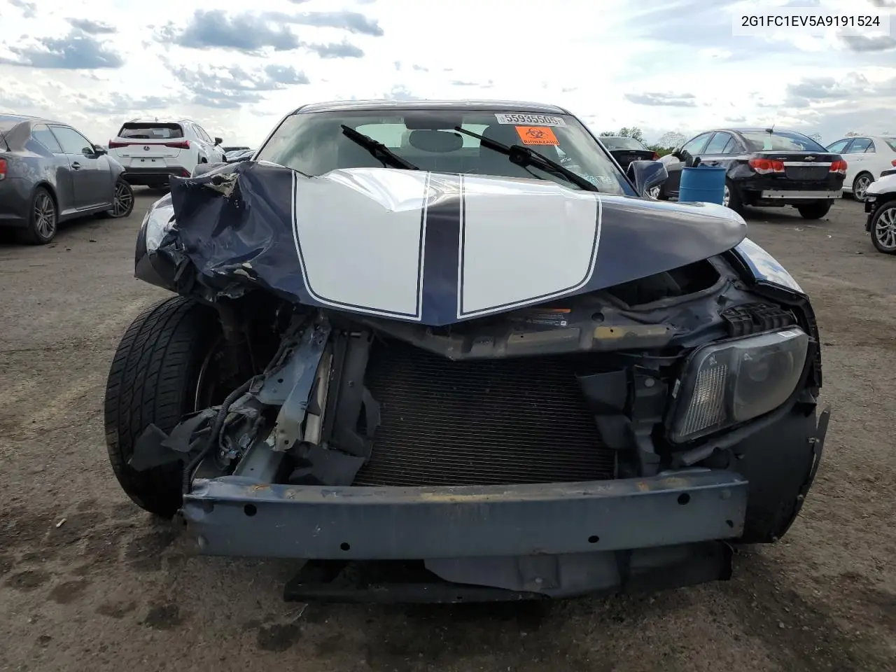 2010 Chevrolet Camaro Lt VIN: 2G1FC1EV5A9191524 Lot: 55935505