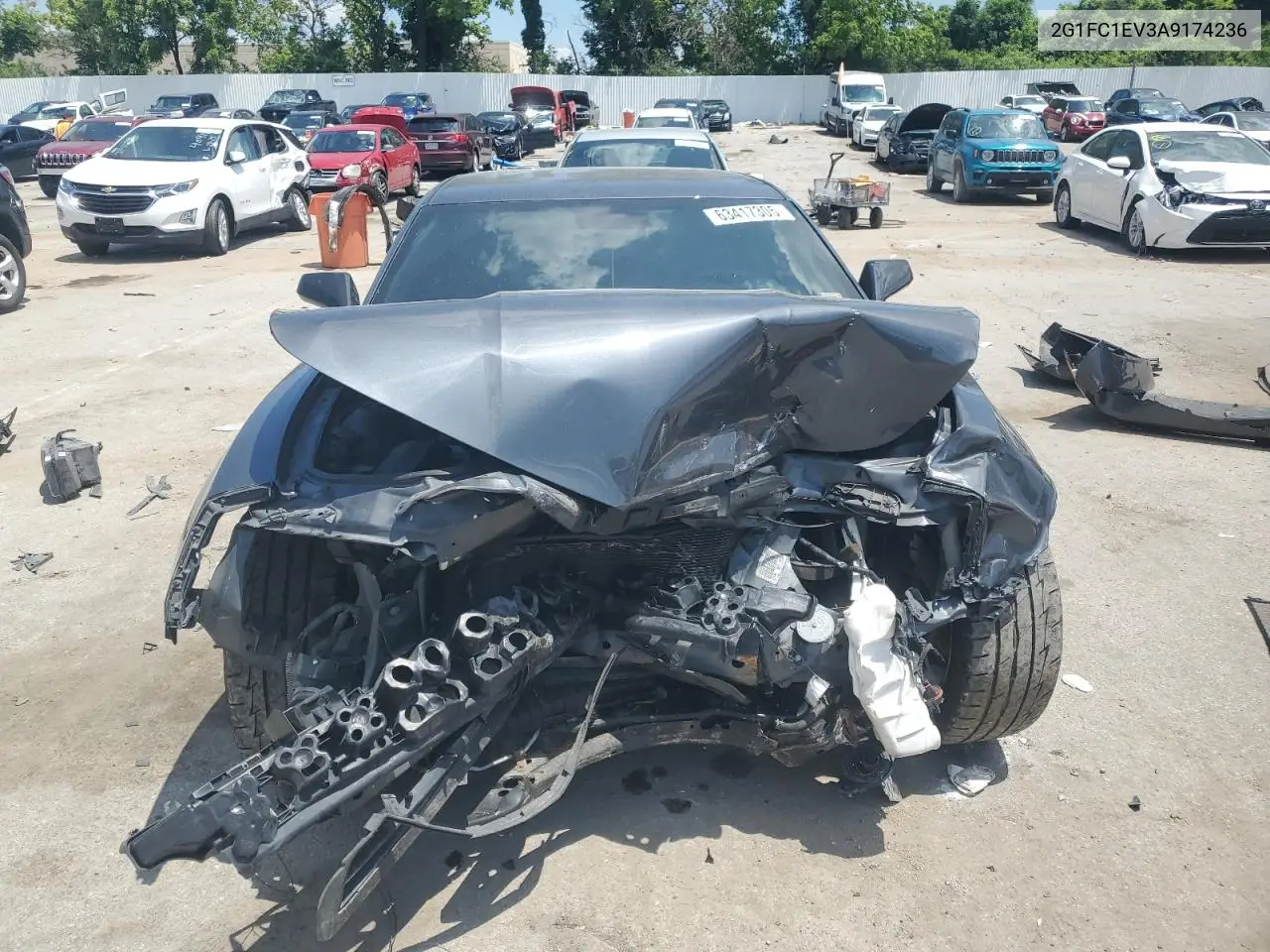 2010 Chevrolet Camaro Lt VIN: 2G1FC1EV3A9174236 Lot: 63417305