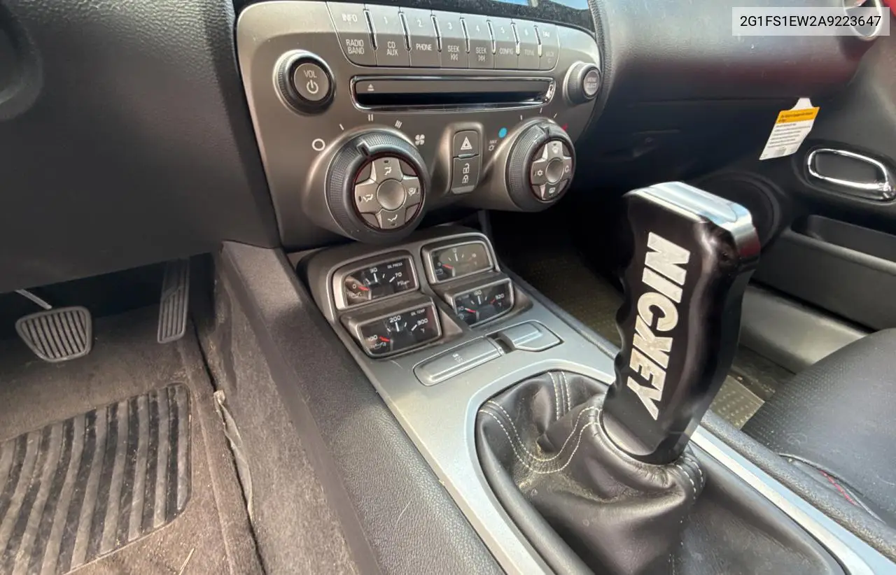 2010 Chevrolet Camaro Ss VIN: 2G1FS1EW2A9223647 Lot: 63830335