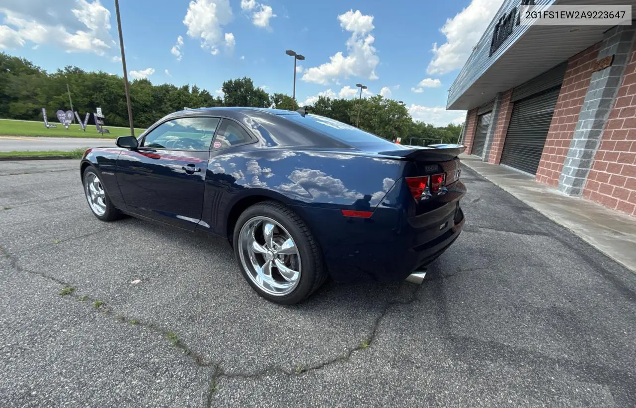 2010 Chevrolet Camaro Ss VIN: 2G1FS1EW2A9223647 Lot: 63830335