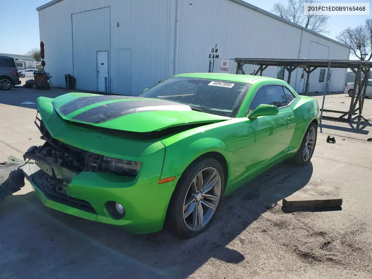 2011 Chevrolet Camaro Lt VIN: 2G1FC1ED0B9165468 Lot: 46947895