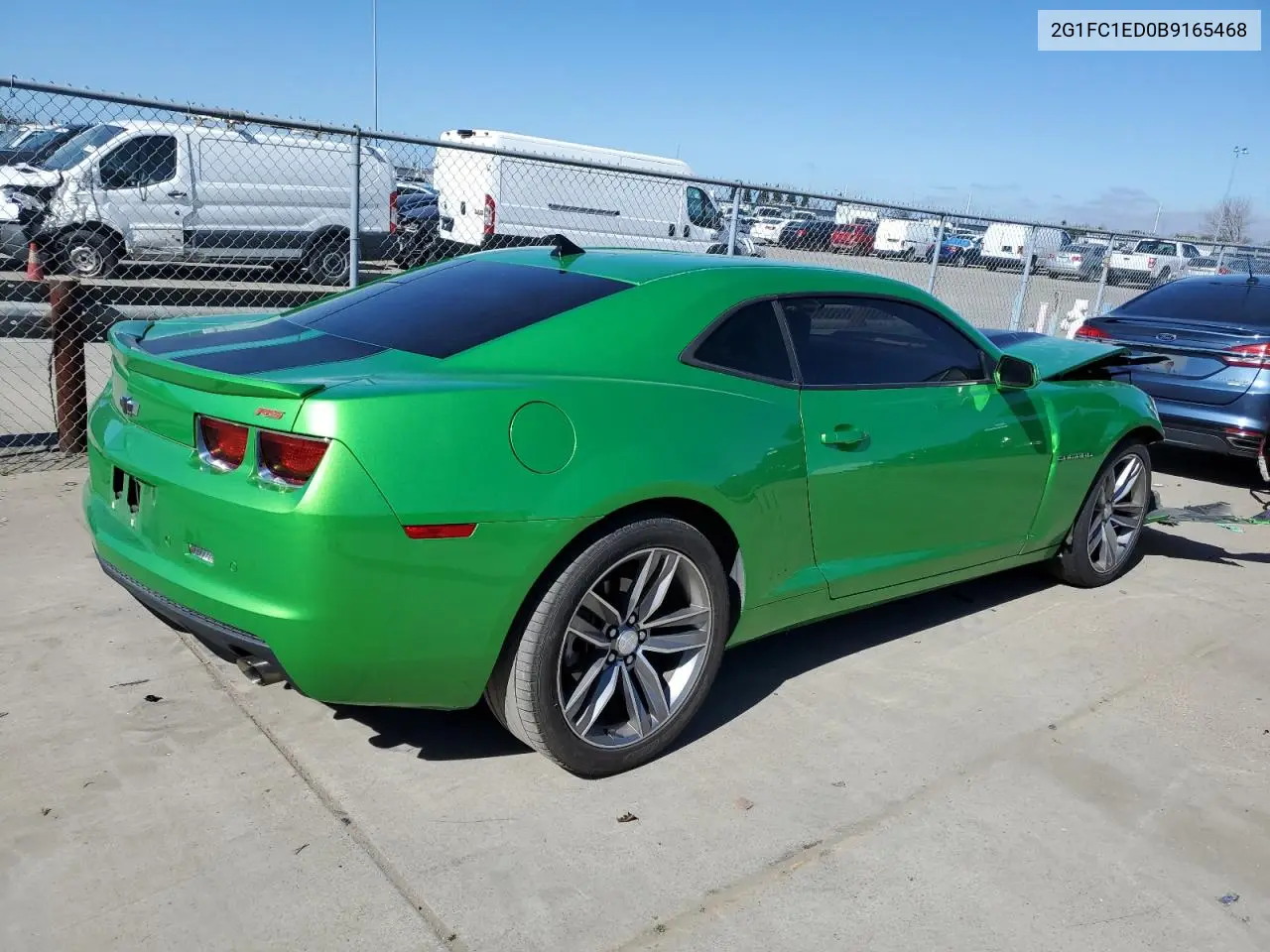2011 Chevrolet Camaro Lt VIN: 2G1FC1ED0B9165468 Lot: 46947895