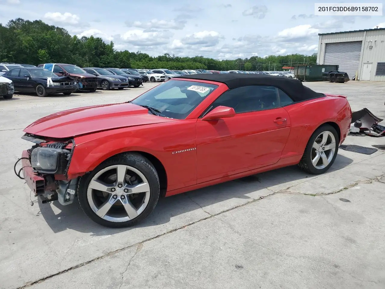 2011 Chevrolet Camaro Lt VIN: 2G1FC3DD6B9158702 Lot: 55799765