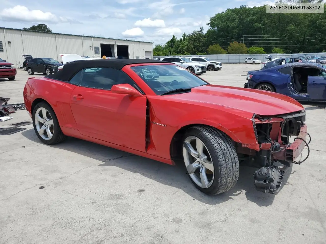2011 Chevrolet Camaro Lt VIN: 2G1FC3DD6B9158702 Lot: 55799765
