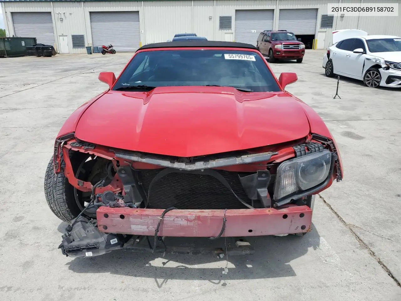 2011 Chevrolet Camaro Lt VIN: 2G1FC3DD6B9158702 Lot: 55799765