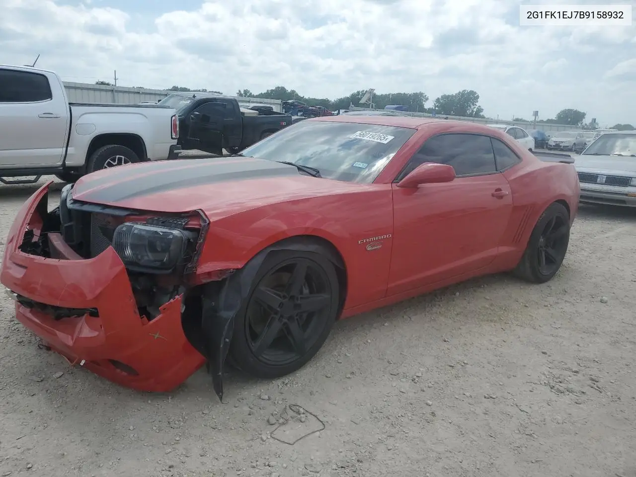 2011 Chevrolet Camaro 2Ss VIN: 2G1FK1EJ7B9158932 Lot: 56019265
