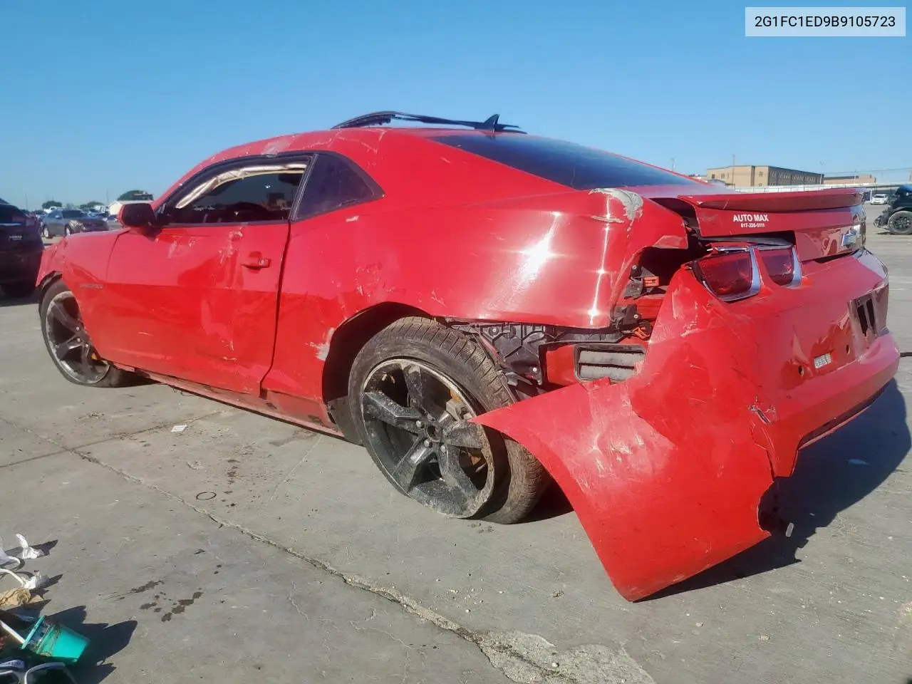 2011 Chevrolet Camaro Lt VIN: 2G1FC1ED9B9105723 Lot: 56607555