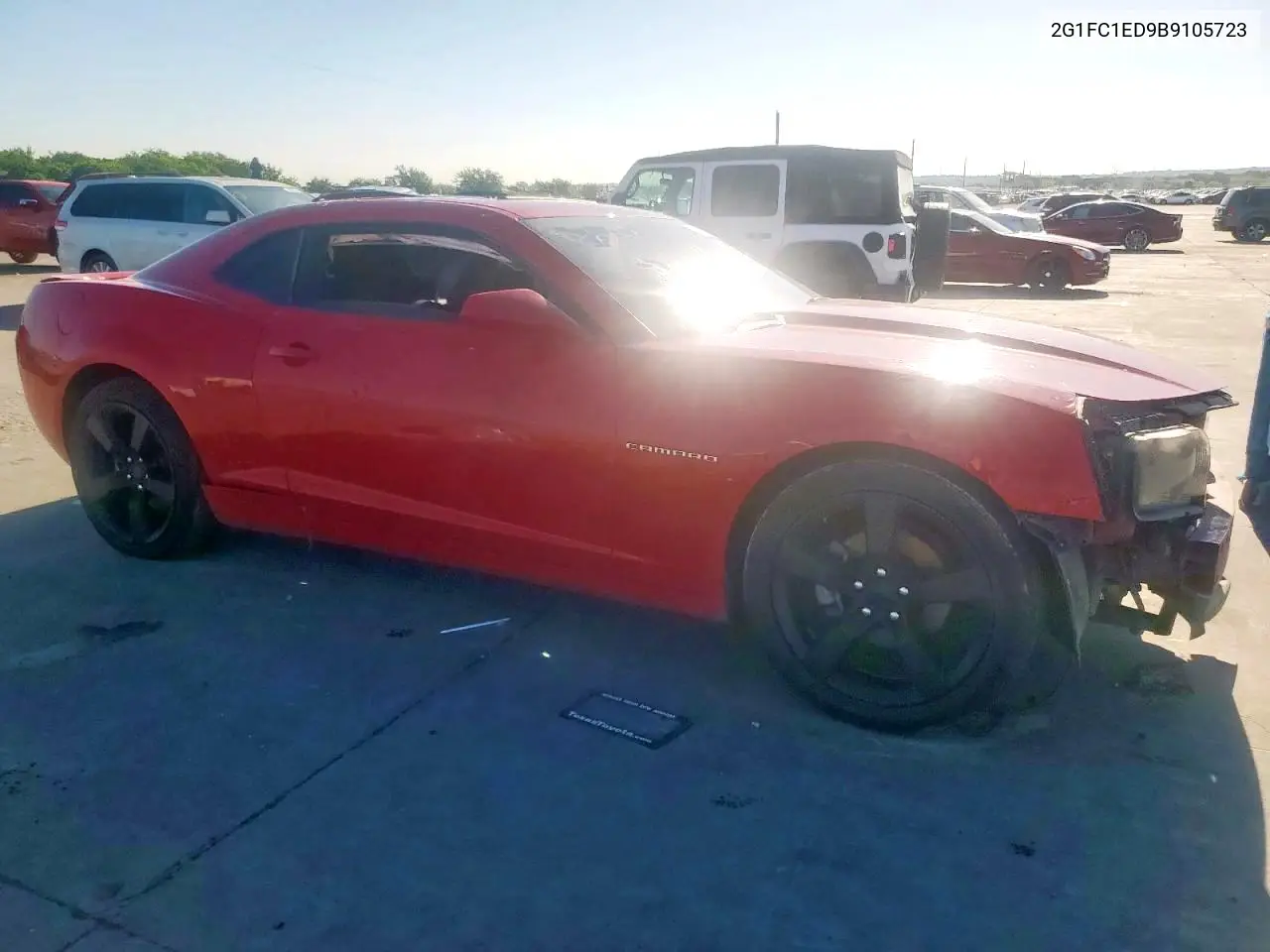 2011 Chevrolet Camaro Lt VIN: 2G1FC1ED9B9105723 Lot: 56607555