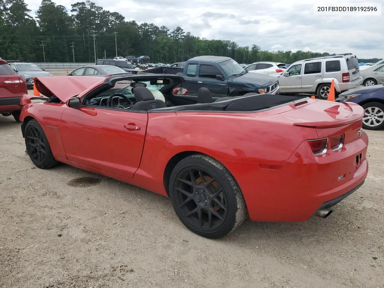 2011 Chevrolet Camaro Lt VIN: 2G1FB3DD1B9192596 Lot: 56695035