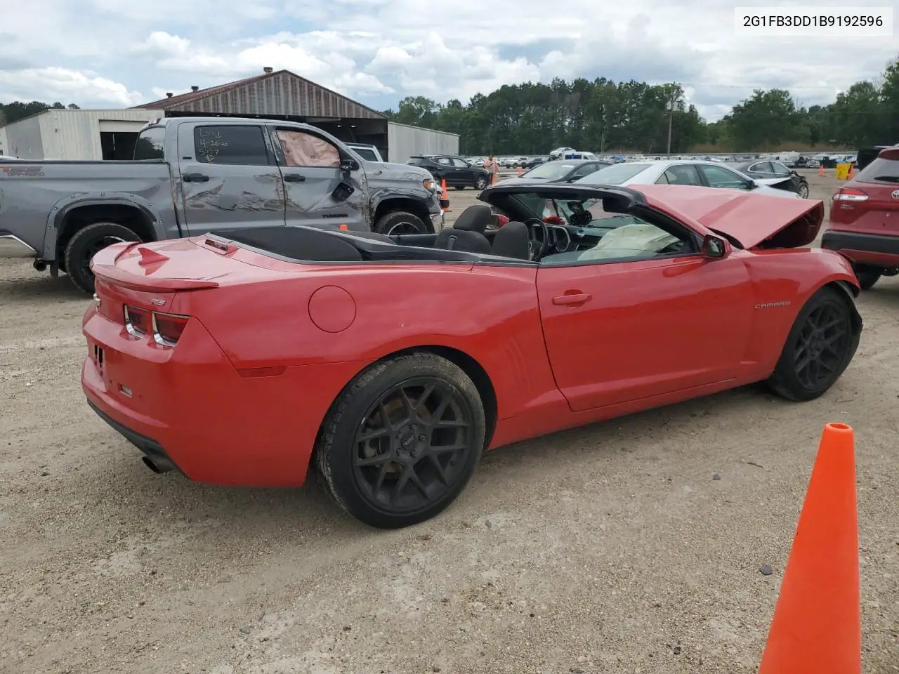 2011 Chevrolet Camaro Lt VIN: 2G1FB3DD1B9192596 Lot: 56695035