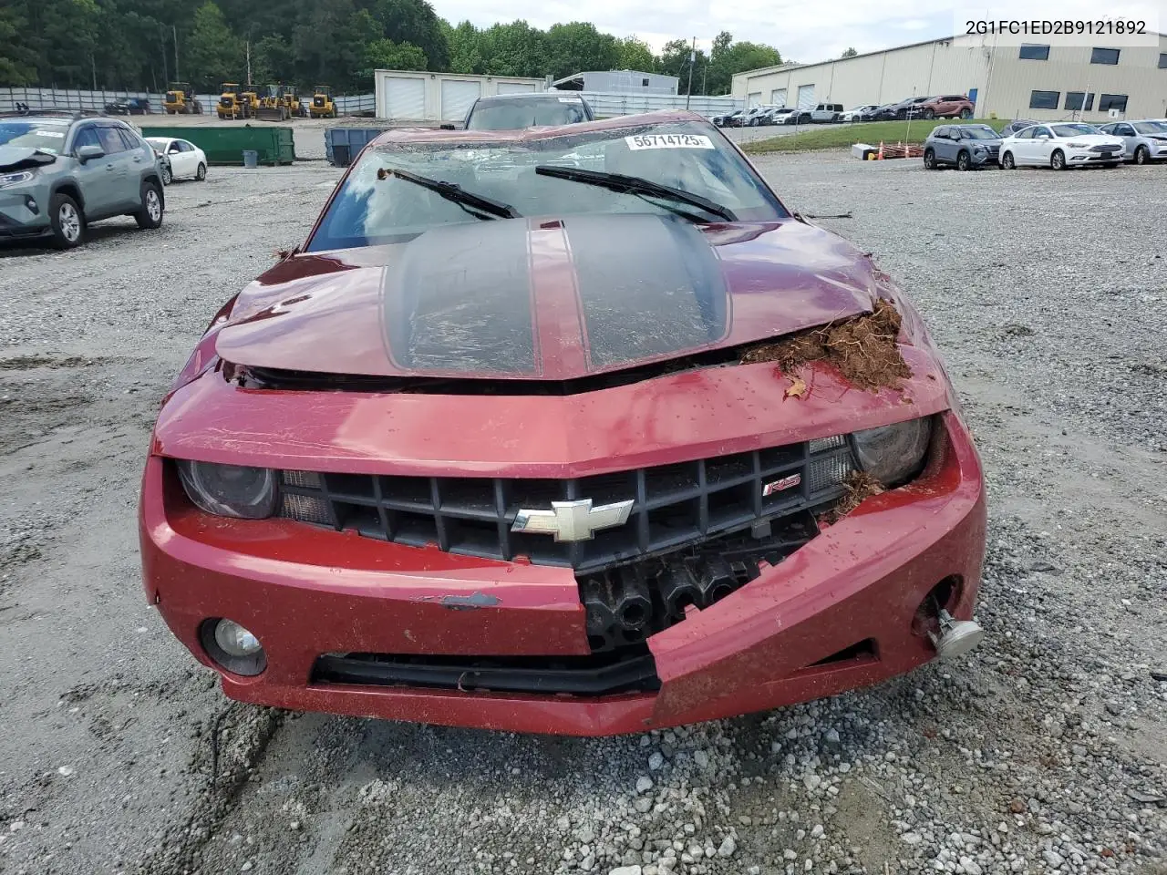2011 Chevrolet Camaro Lt VIN: 2G1FC1ED2B9121892 Lot: 56714725