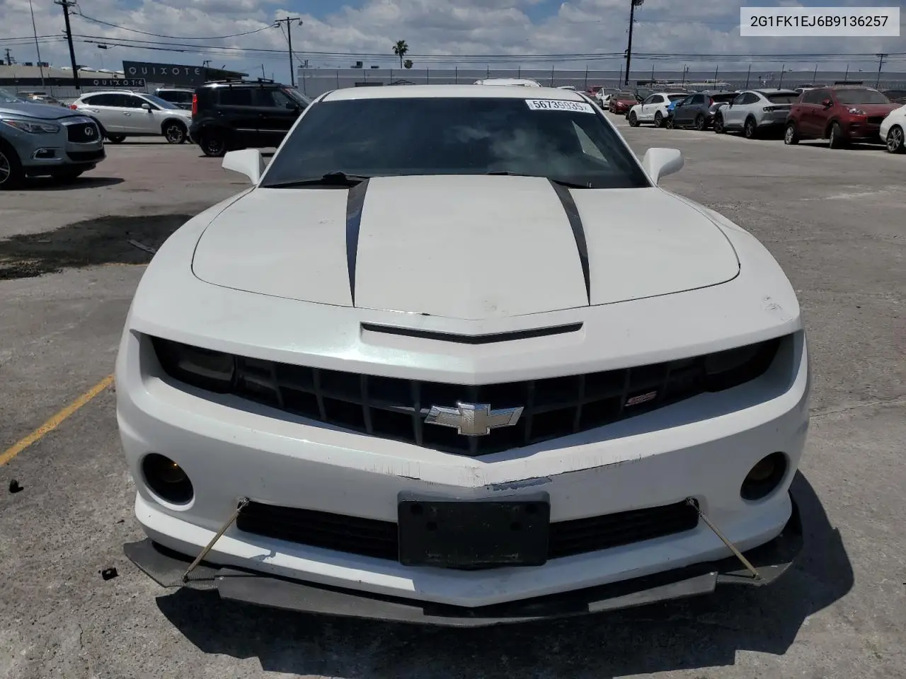 2011 Chevrolet Camaro 2Ss VIN: 2G1FK1EJ6B9136257 Lot: 56739935