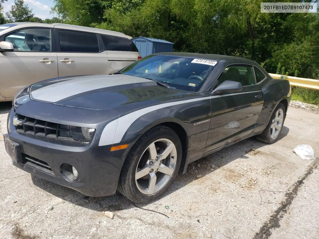 2011 Chevrolet Camaro Lt VIN: 2G1FB1ED7B9107473 Lot: 62818705