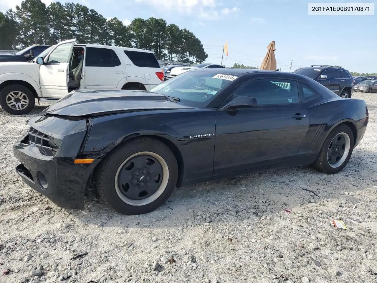 2011 Chevrolet Camaro Ls VIN: 2G1FA1ED0B9170871 Lot: 63619315