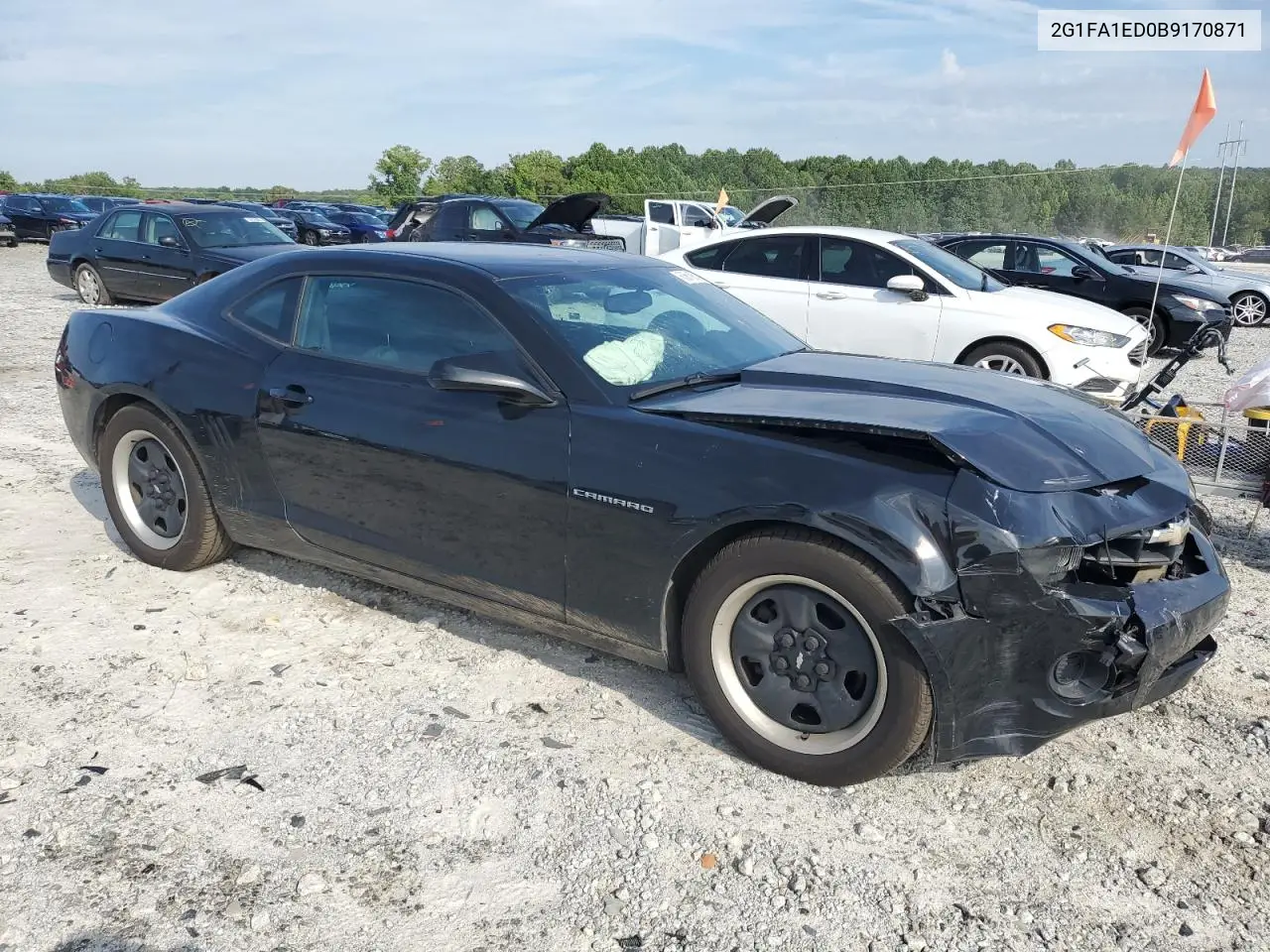 2011 Chevrolet Camaro Ls VIN: 2G1FA1ED0B9170871 Lot: 63619315