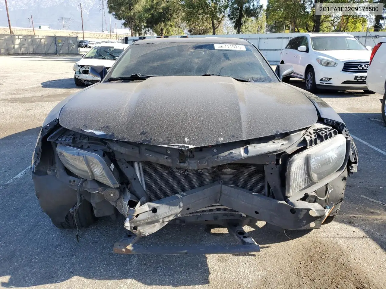 2012 Chevrolet Camaro Ls VIN: 2G1FA1E32C9175580 Lot: 56711525