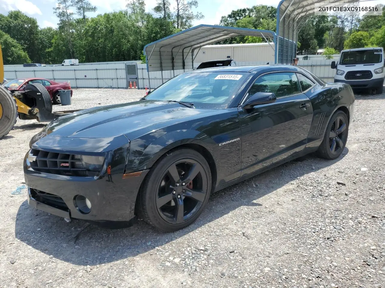 2012 Chevrolet Camaro Lt VIN: 2G1FC1E3XC9168516 Lot: 56831515