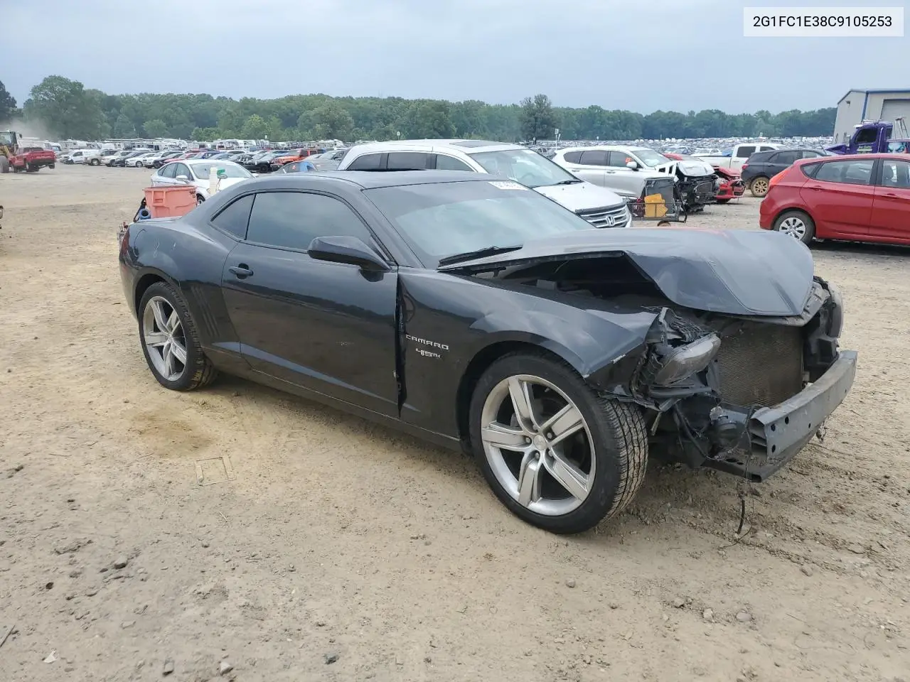 2012 Chevrolet Camaro Lt VIN: 2G1FC1E38C9105253 Lot: 57140795